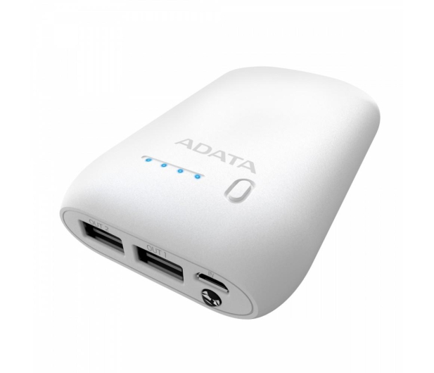 ADATA Power Bank P10050 10050 mAh 2.4A (biały) - 426255 - zdjęcie 4